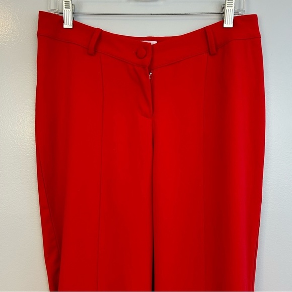Superdown Wendy Angle Down Red Trouser Pants Size Medium - Picture 3 of 10